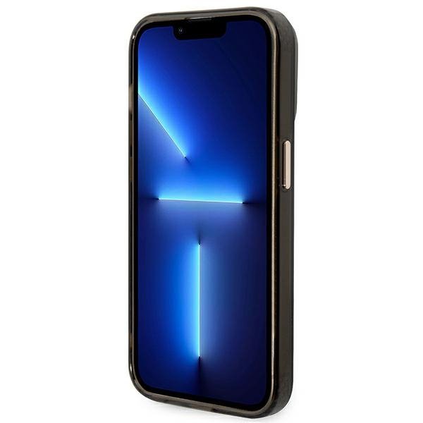 Guess GUHMP14XHTCMK iPhone 14 Pro Max6,7&quot; czarny/black hard case Gold Outline Translucent MagSafe