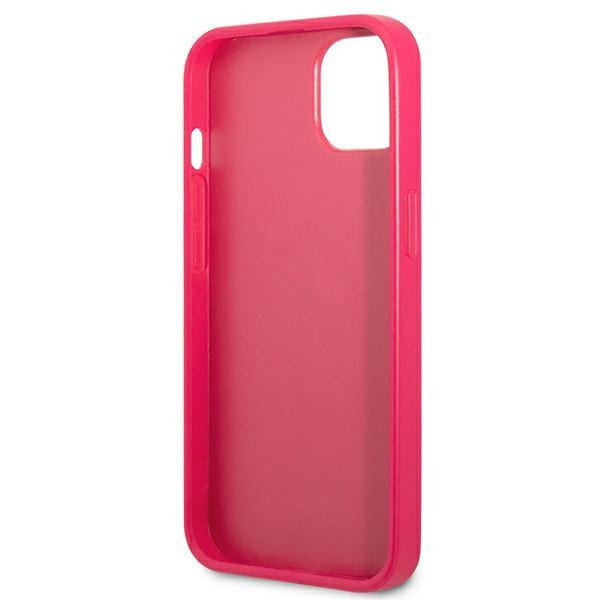 Guess GUHCP13SPS4MF iPhone 13 mini 5,4&quot; różowy/pink hardcase Saffiano 4G Small Metal Logo