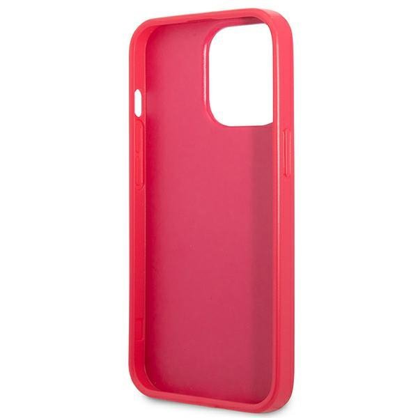 Guess GUHCP13LPS4MF iPhone 13 Pro / 13 6,1&quot; różowy/pink hardcase Saffiano 4G Small Metal Logo