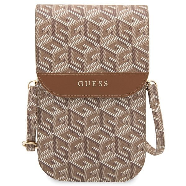 Guess Torebka GUWBHGCFSEW brązowy/brownGCube Stripe