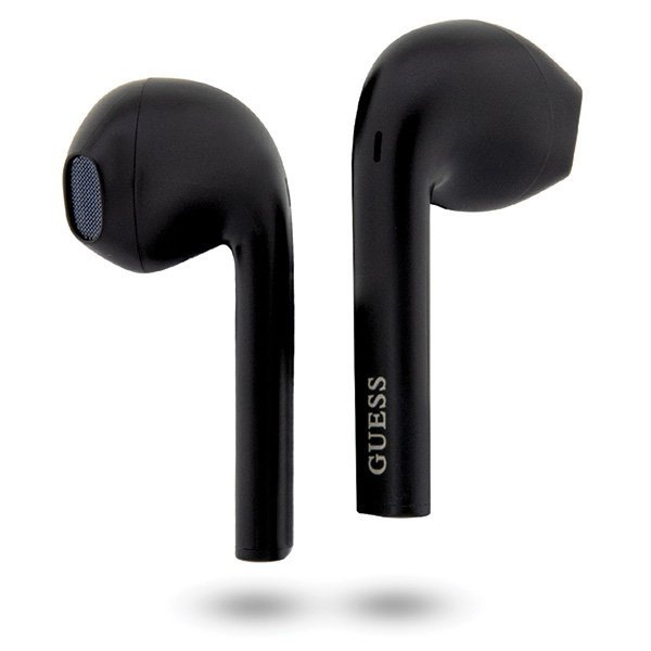 Guess słuchawki Bluetooth GUTWST26PSKTWS + stacja dokująca czarny/black Classic EST Logo