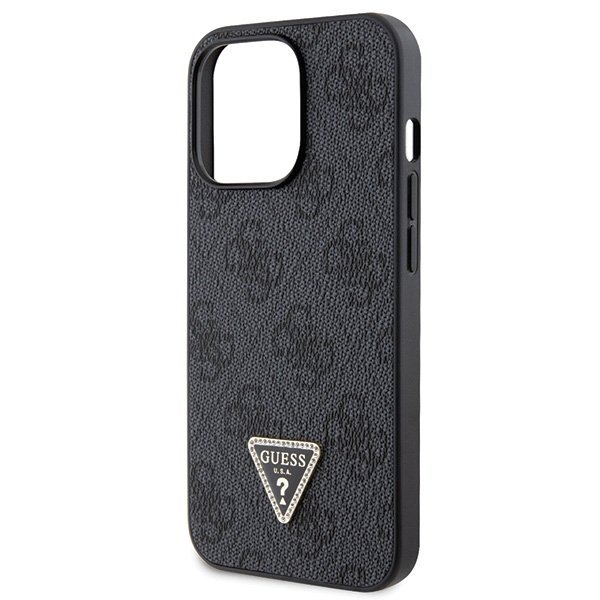 Guess GUHCP13LP4TDSCPK iPhone 13 Pro / 13 6.1&quot; czarny/black hardcase Crossbody 4G Metal Logo