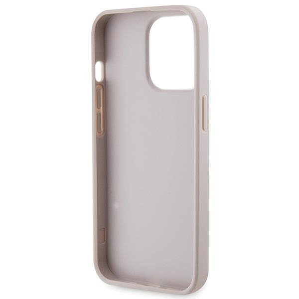 Guess GUHCP13LP4TDSCPP iPhone 13 Pro /13 6.1&quot; różowy/pink hardcase Crossbody 4G Metal Logo