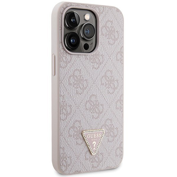 Guess GUHCP13XP4TDSCPP iPhone 13 Pro Max 6.7&quot; różowy/pink hardcase Crossbody 4G Metal Logo
