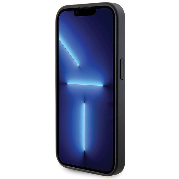 Guess GUHCP13LPS4DGPK iPhone 13 Pro 6.1&quot; czarny/black hardcase Strass Metal Logo