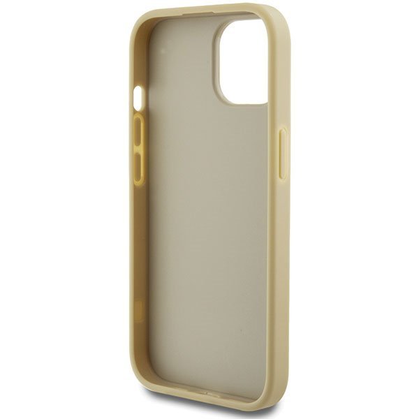 Guess GUHCP15MHG4SGD iPhone 15 Plus / 14 Plus 6.7&quot; złoty/gold hardcase Glitter Script Big 4G