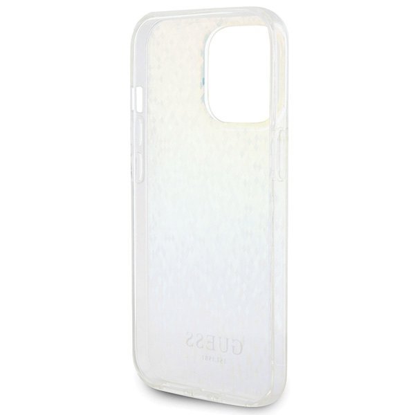 Guess GUHCP15XHDECMI iPhone 15 Pro Max 6.7&quot; wielokolorowy hardcase IML Faceted Mirror Disco Iridescent