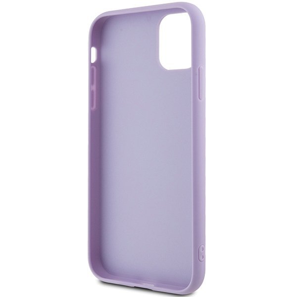 Guess GUHCN61PSFDGSU iPhone 11 / Xr 6.1&quot; fioletowy/purple hardcase Sequin Script Metal