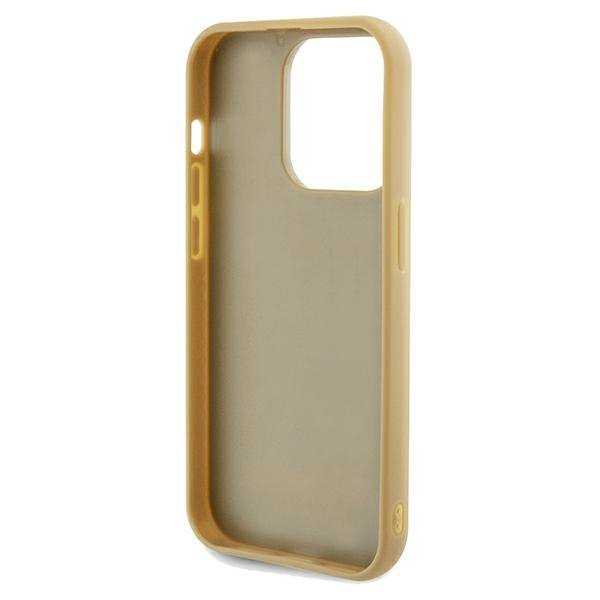 Guess GUHCP14LPMSDGSD iPhone 14 Pro 6.1&quot; złoty/gold hardcase Disco Metal Script