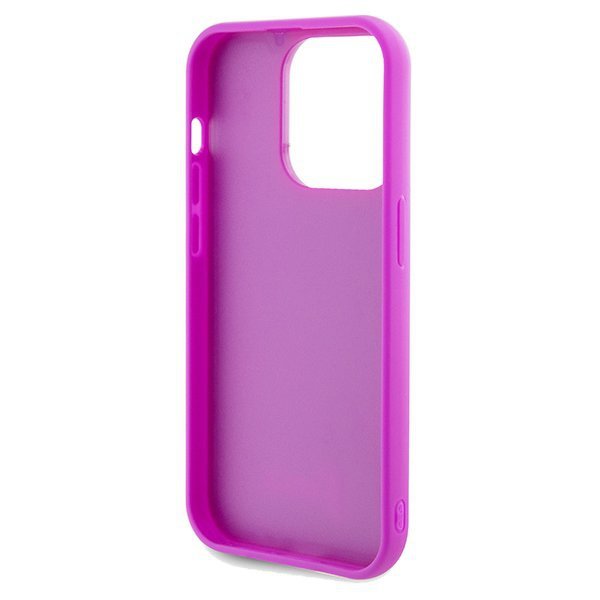 Guess GUHCP14XPMSDGSF iPhone 14 Pro Max 6.7&quot; fuksja/fuschia hardcase Disco Metal Script