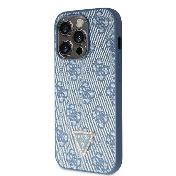 Guess GUHCP15XP4TDSCPB iPhone 15 Pro Max 6.7&quot; niebieski/blue hardcase Crossbody 4G Metal Logo