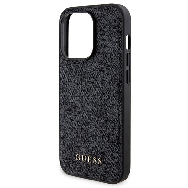 Zestaw Guess GUBPM5P14X4GEMGK iPhone 14 Pro Max 6.7&quot; hardcase + Powerbank 5000mAh MagSafe czarny/black 4G Metal Logo