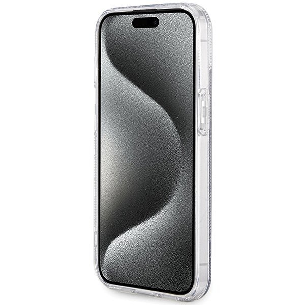 Guess GUHMP15SHGCUSTGK iPhone 15 / 14 / 13 6.1&quot; czarny/black hardcase IML GCube MagSafe
