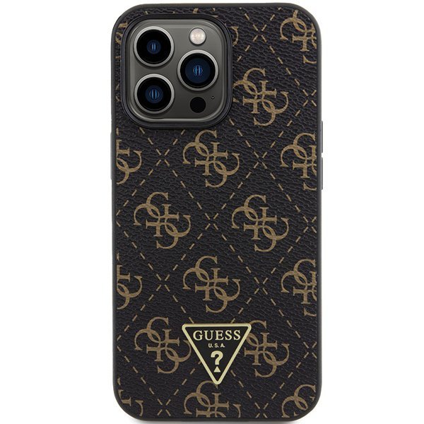 Guess GUHCP14XPG4GPK iPhone 14 Pro Max6.7&quot; czarny/black hardcase 4G Triangle Metal Logo