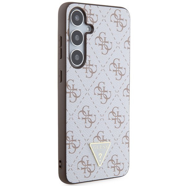 Guess GUHCS24MPG4GPH S24+ S926biały/white hardcase 4G Triangle