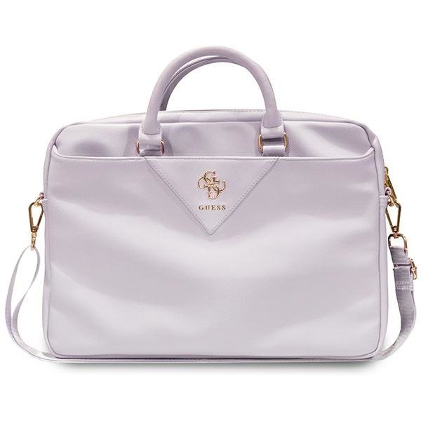 Guess Torba GUCB15ZPGSTEGU 16"fioletowy/purple Triangle 4G