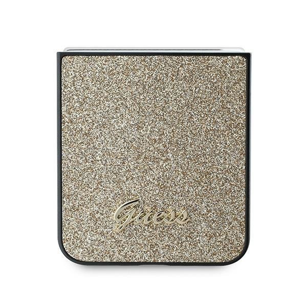 Guess GUHCZF6HGGSHD Z Flip6 F741złoty/gold 4G Glitter Script