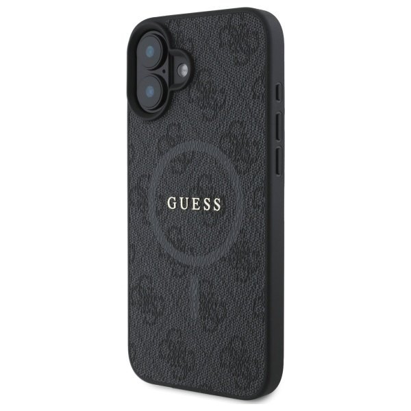 Guess GUHMP16SG4GFRK iPhone 166.1&quot; czarny/black hardcase 4G Ring Classic Logo MagSafe