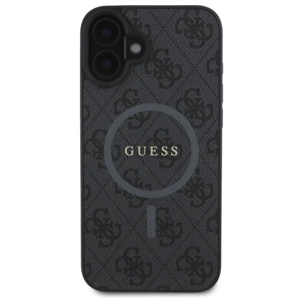 Guess GUHMP16SG4GFRK iPhone 166.1&quot; czarny/black hardcase 4G Ring Classic Logo MagSafe