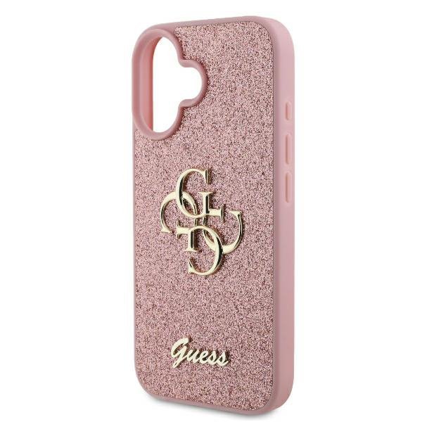 Guess GUHCP16MHG4SGP iPhone 16 Plus6.7&quot; różówy/pink hardcase Fixed Glitter Big 4G