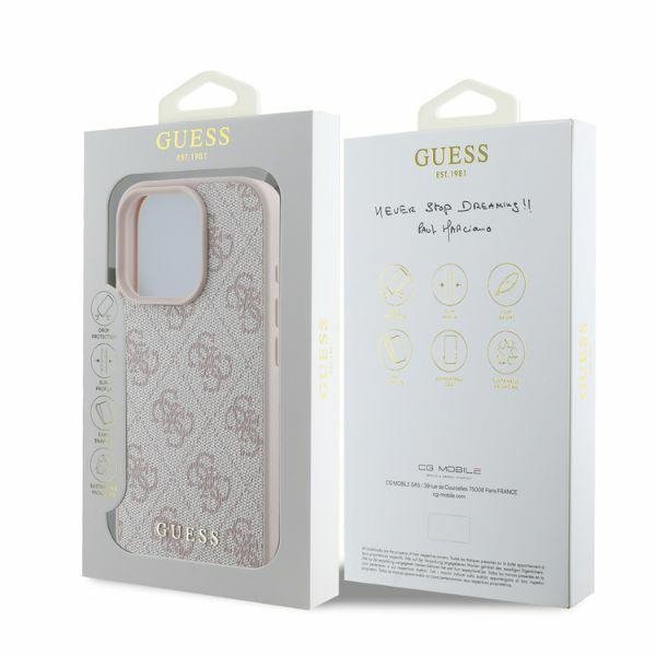 Guess GUHCP16XG4GFPI iPhone 16 Pro Max 6.9&quot; różowy/pink hardcase 4G Classic