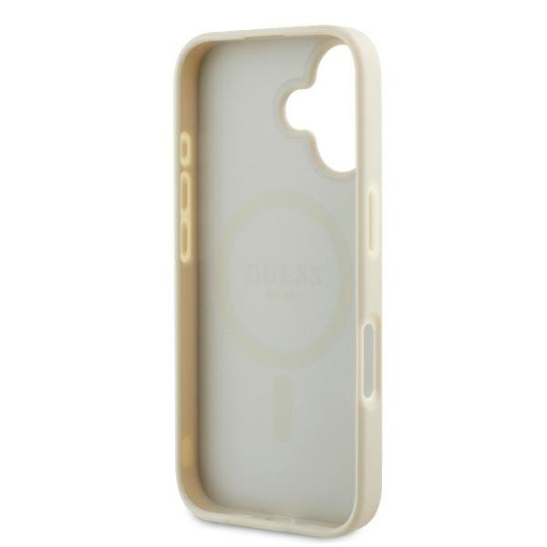 Guess GUHMP16SPGHSMME iPhone 166.1&quot; beżowy/beige hardcase Grained Ring MagSafe