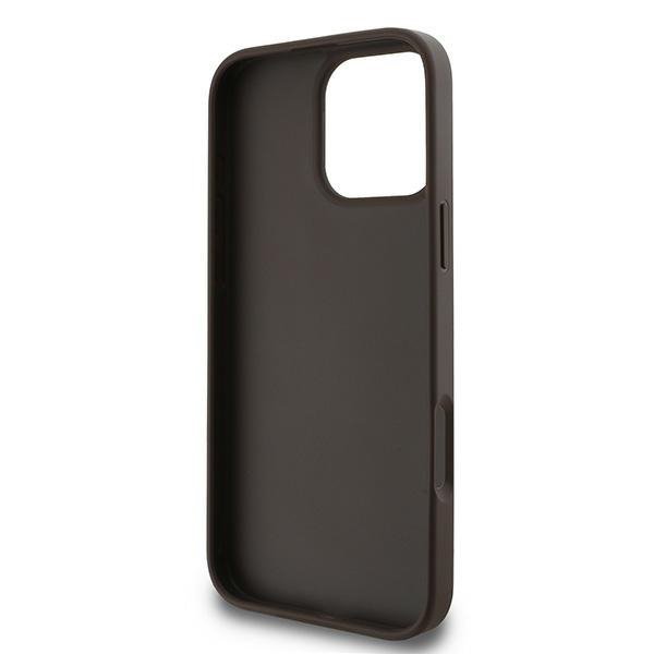Guess GUHCP16L4GMGBR iPhone 16 Pro 6.3&quot; brązowy/brown hardcase 4G Big Logo