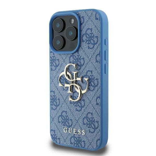 Guess GUHCP16L4GMGBL iPhone 16 Pro6.3&quot; niebieski/blue hardcase 4G Big Logo