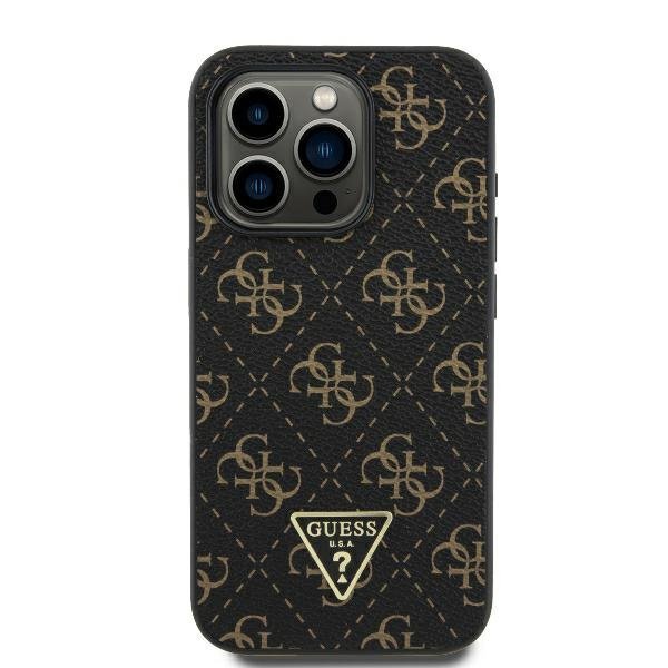 Guess GUHCP16LPG4GPK iPhone 16 Pro6.3&quot; czarny/black hardcase New 4G Triangle