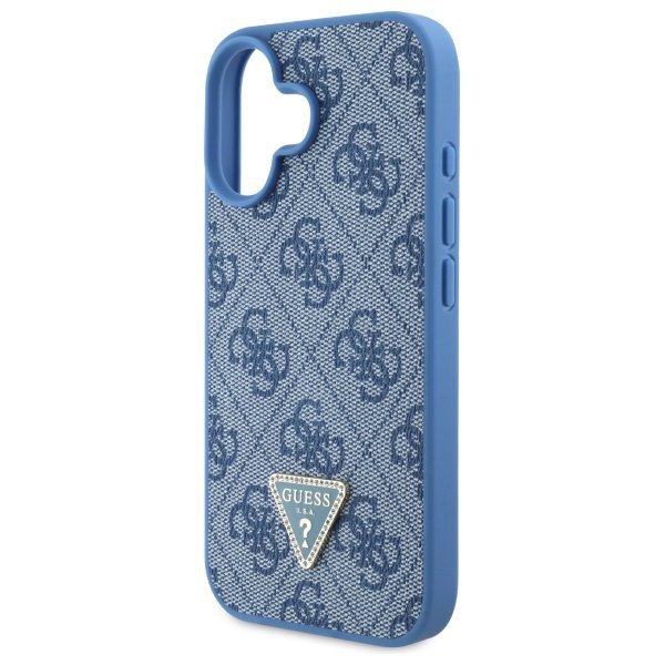 Guess GUHCP16SP4TDSCPB iPhone 166.1&quot; niebieski/blue hardcase Leather Metal Logo Strass Crossbody