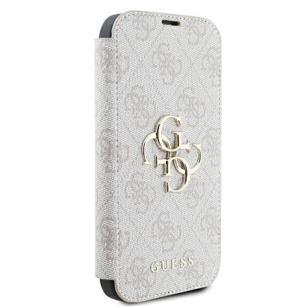 Guess GUBKP16M4GMGPII iPhone 16 Plus6.7&quot; różowy/pink book 4G Metal Logo