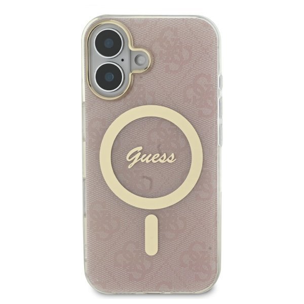 Guess GUHMP16MH4STP iPhone 16 Plus 6.7&quot;  różowy/pink hardcase IML 4G MagSafe