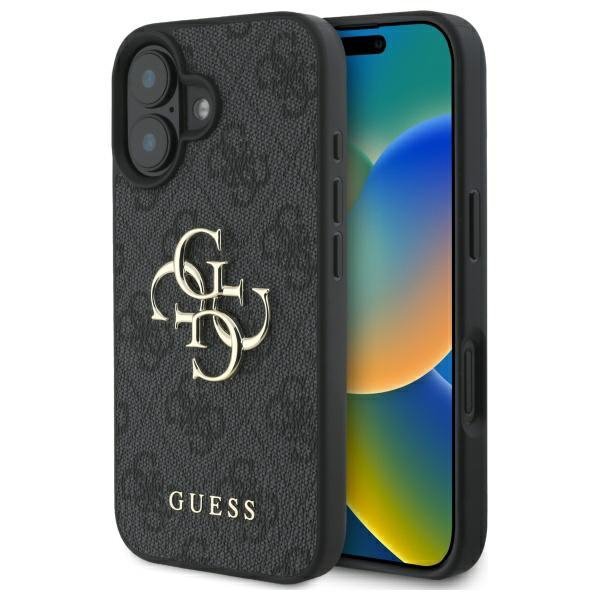 Guess GUHCP16M4GMGGR iPhone 16 Plus 6.7&quot; czarny/black hardcase 4G Big Logo