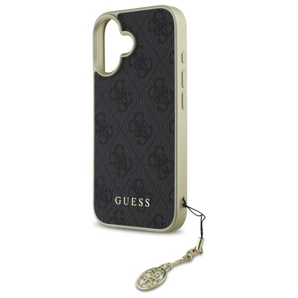 Guess GUHCP16SGF4GGR iPhone 16 6.1&quot;      czarny/black hardcase 4G Charms Collection