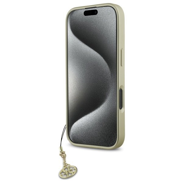 Guess GUHCP16XGF4GGR iPhone 16 Pro Max   6.9&quot; czarny/black hardcase 4G Charms Collection