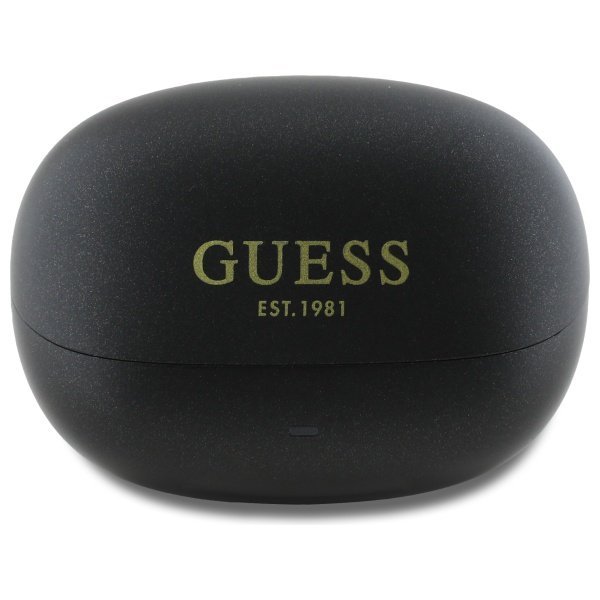 Guess słuchawki Bluetooth GUTWST88MCTGK  TWS + stacja dokująca czarny/black Capsule Printed Logo