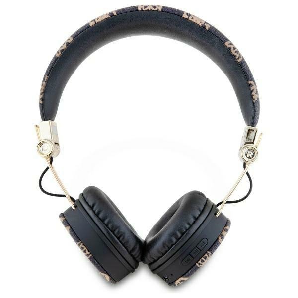 Guess słuchawki nauszne Bluetooth ENC    GUBH70EPOSMK czarny/black Peony Script Round Shape