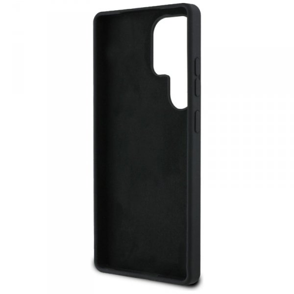 Etui Guess Silicone Big 4G Logo Bottom   Script Samsung Galaxy S25 Ultra czarny