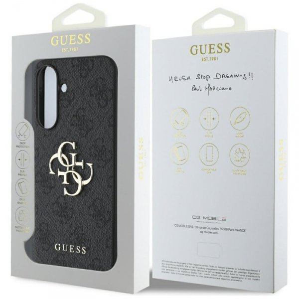 Etui Guess Big 4G Logo Classic Logo do   Samsung Galaxy A56 czarny