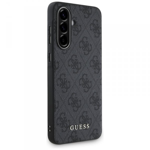 Etui Guess 4G Metal Gold Logo do Samsung Galaxy A56 czarny