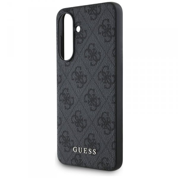 Etui Guess 4G Metal Gold Logo do Samsung Galaxy A56 czarny