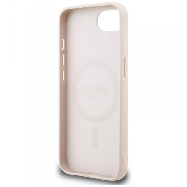 Etui Guess 4G Small 4G and Classic       MagSafe do iPhone 16e różowy