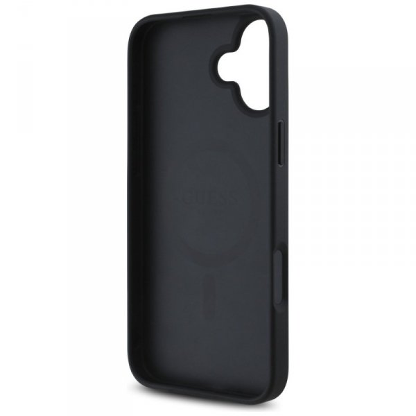 Etui Guess 4G Circle Classic Logo        MagSafe do iPhone 16 czarny