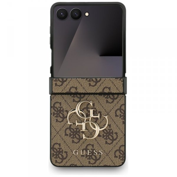 Etui Guess Big 4G Logo Classic Logo do   Samsung Galaxy Z Flip7 brązowy