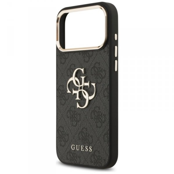 Etui Guess 4G Big 4G Classic Logo do     iPhone 17 Pro Max czarny złoty