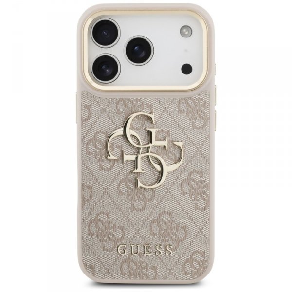 Etui Guess 4G Big 4G Classic Logo do     iPhone 17 Pro różowy złoty