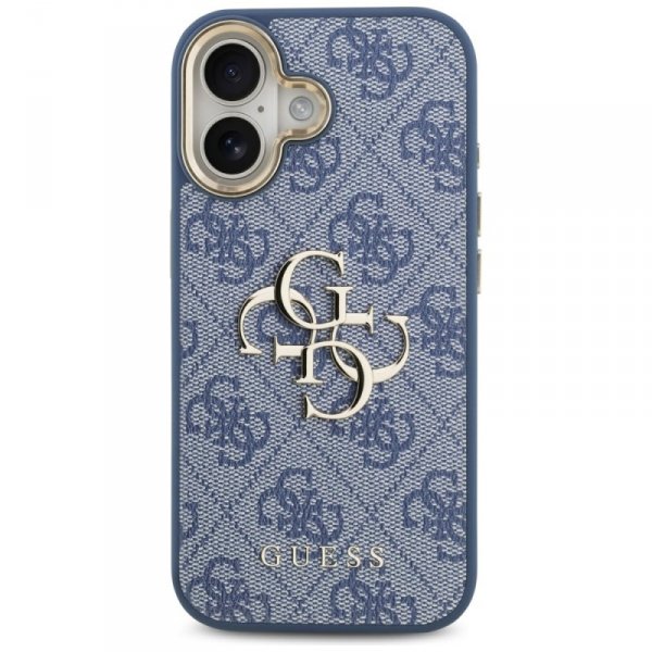 Etui Guess 4G Big 4G Classic Logo do     iPhone 17 niebieski złoty