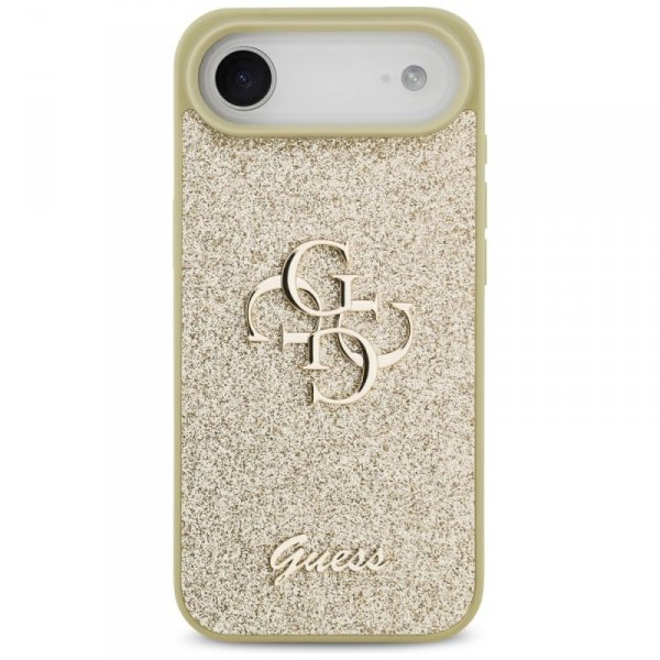 Etui Guess Fixed Glitter Big 4G do       iPhone Air złoty