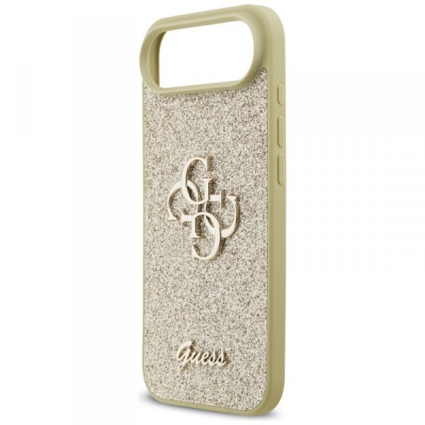 Etui Guess Fixed Glitter Big 4G do       iPhone Air złoty