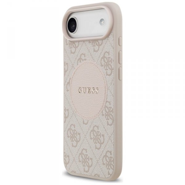 Etui Guess 4G Circle Classic Logo        MagSafe do iPhone Air różowy